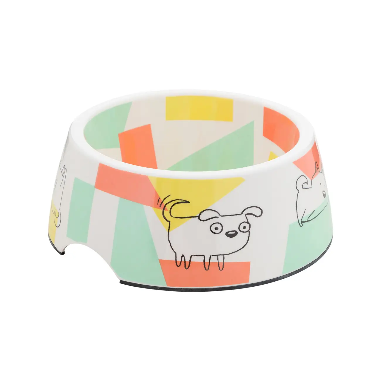COMEDOURO PARA PET 15 CM BALOO - CORES CALEIDOCOLOR/INOX - Foto 4