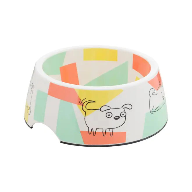 COMEDOURO PARA PET 15 CM BALOO - CORES CALEIDOCOLOR/INOX - Foto 4