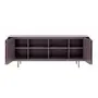 BUFFET 4 PORTAS 2 M X 45 CM THE FOLD - RUBY MOCHA - Foto 6