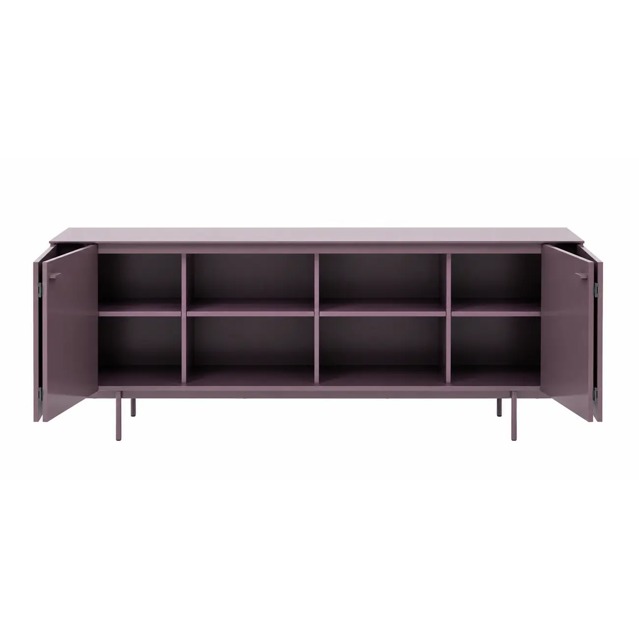 BUFFET 4 PORTAS 2 M X 45 CM THE FOLD - RUBY MOCHA - Foto 6