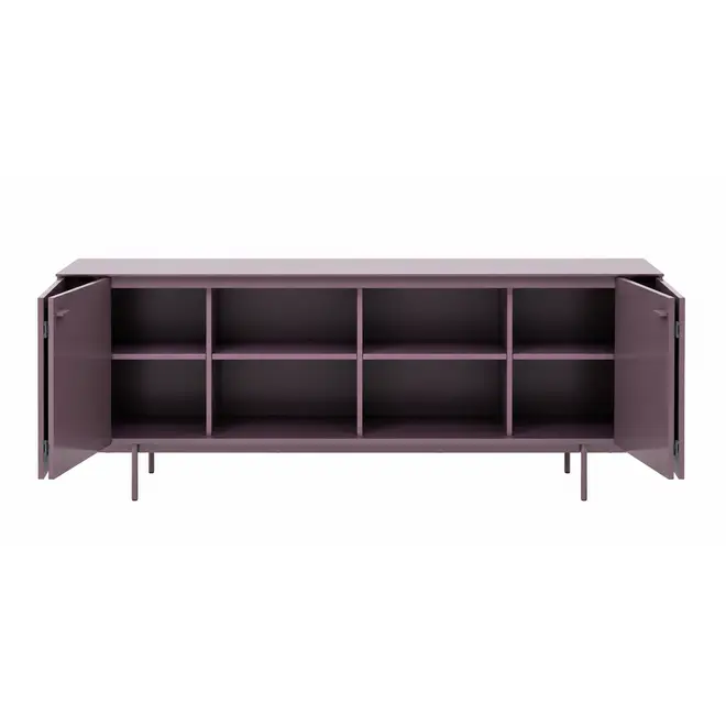 BUFFET 4 PORTAS 2 M X 45 CM THE FOLD - RUBY MOCHA - Foto 6