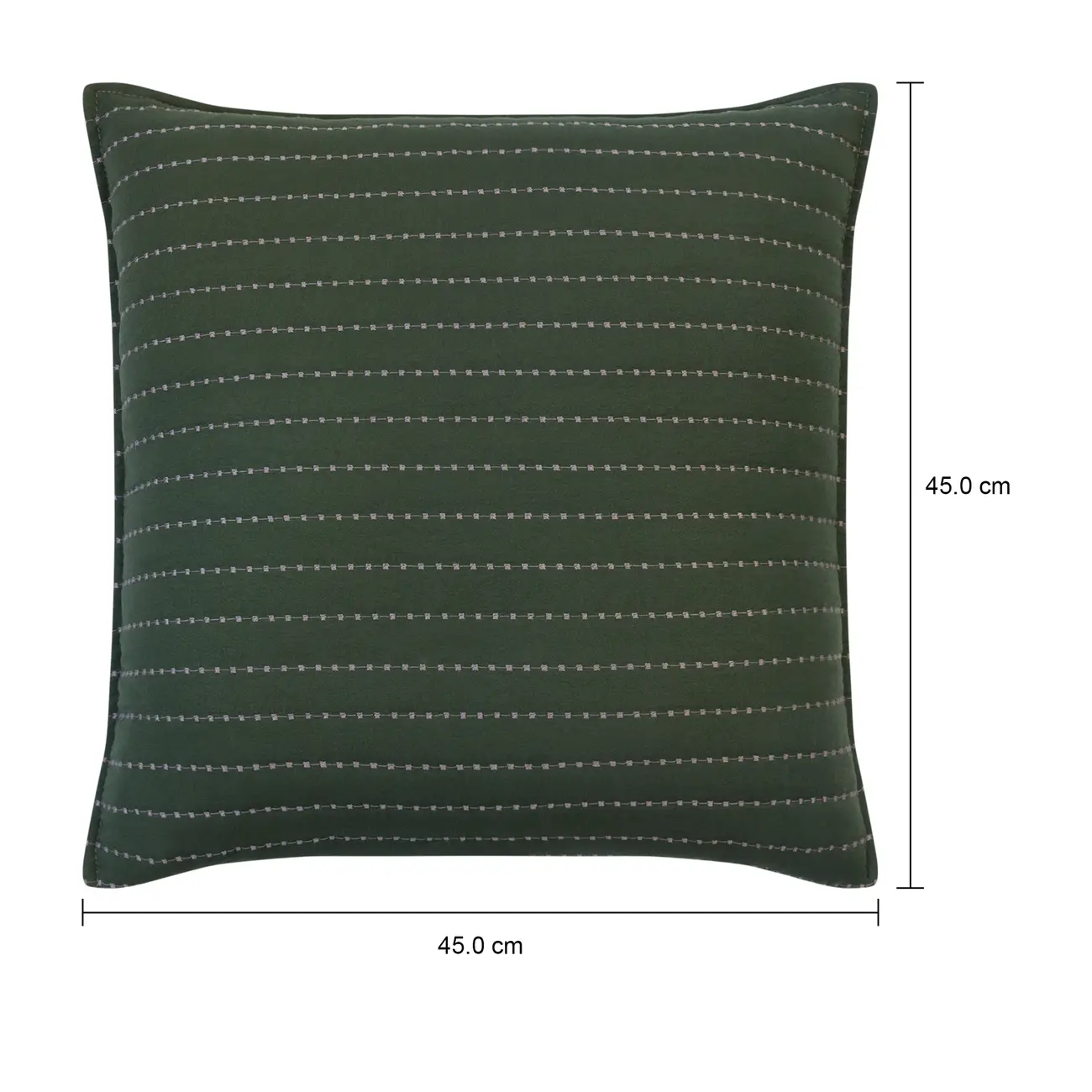 CAPA PARA ALMOFADA 45 CM X 45 CM DONOVAN - MUSGO/CAMELO - Foto 4