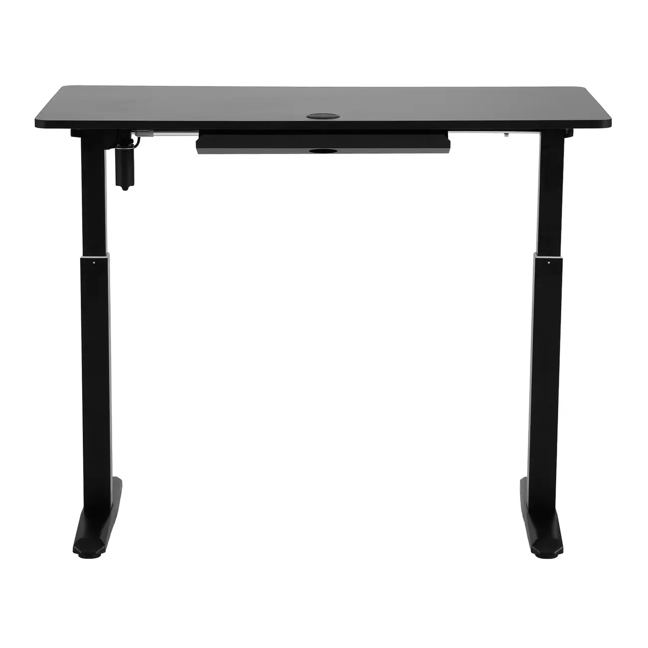 MESA REGULÁVEL ELÉTRICA 1,20 M X 60 CM ERGO - PRETO/PRETO - Foto 7