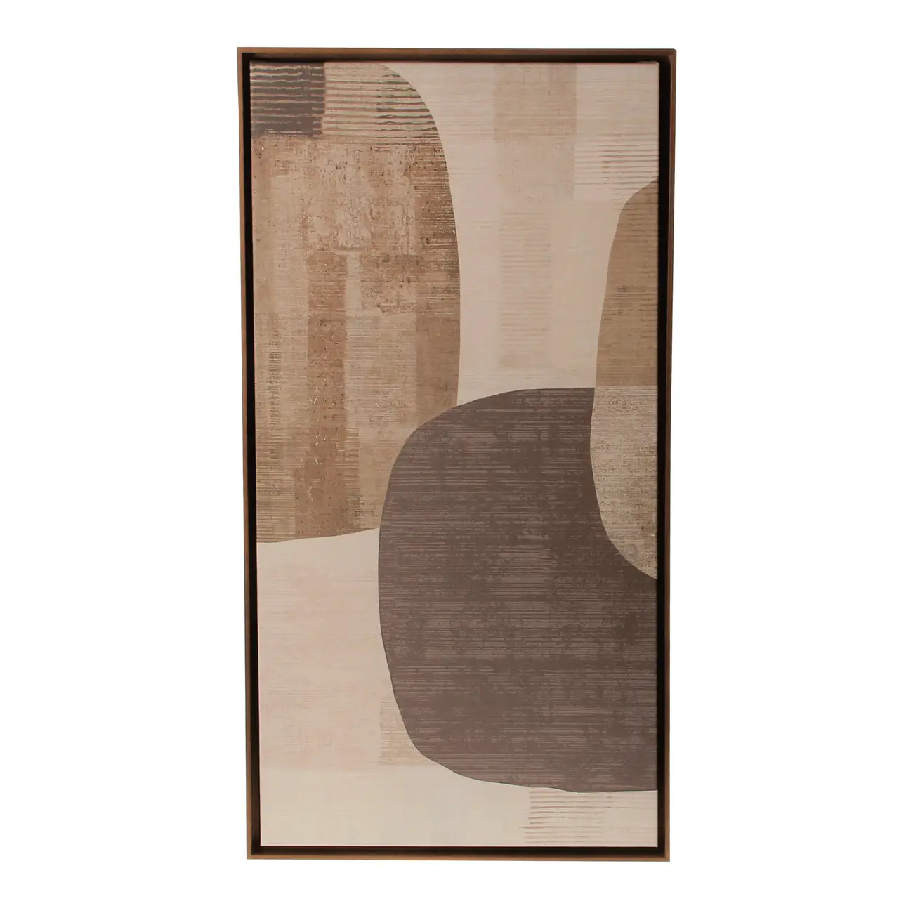 QUADRO 40 CM X 80 CM COMPOSÉ I - NOZES/MARROM - Foto 1