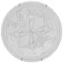 SUPORTE DE PRATO PARA PAREDE PEQUENO WALLPLATE - INOX - Foto 3