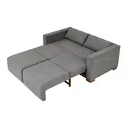 SOFÁ-CAMA 2 LUGARES ORIGAMI - CINZA/TAUARI - Foto 8