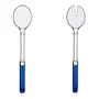 JOGO DE COLHERES PARA SALADA 30 CM COM 2 PEÇAS FRESC - INCOLOR/AZUL - Foto 1