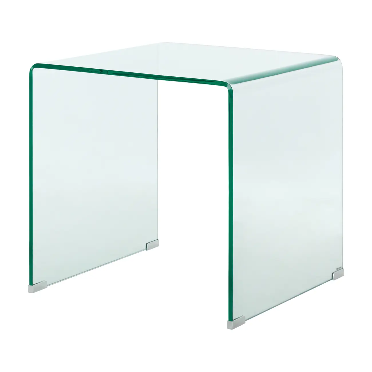 MESA LATERAL 56 CM X 56 CM INGLASS - INCOLOR - Foto 2