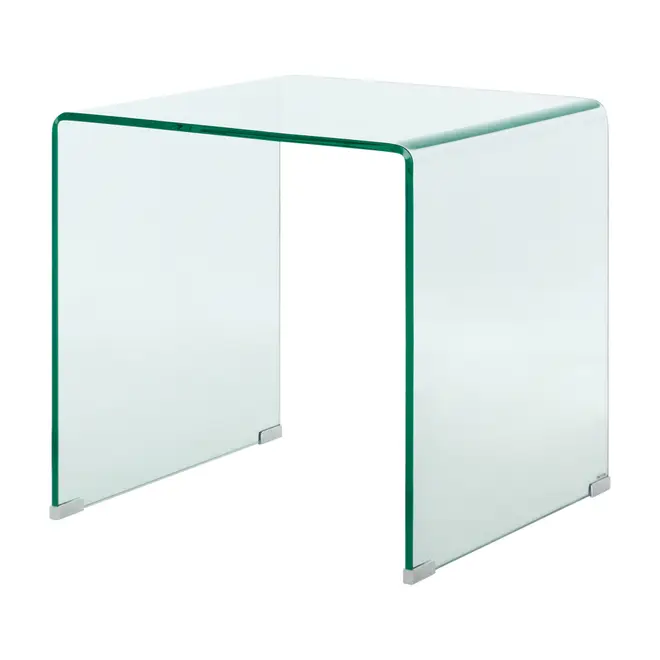 MESA LATERAL 56 CM X 56 CM INGLASS - INCOLOR - Foto 2