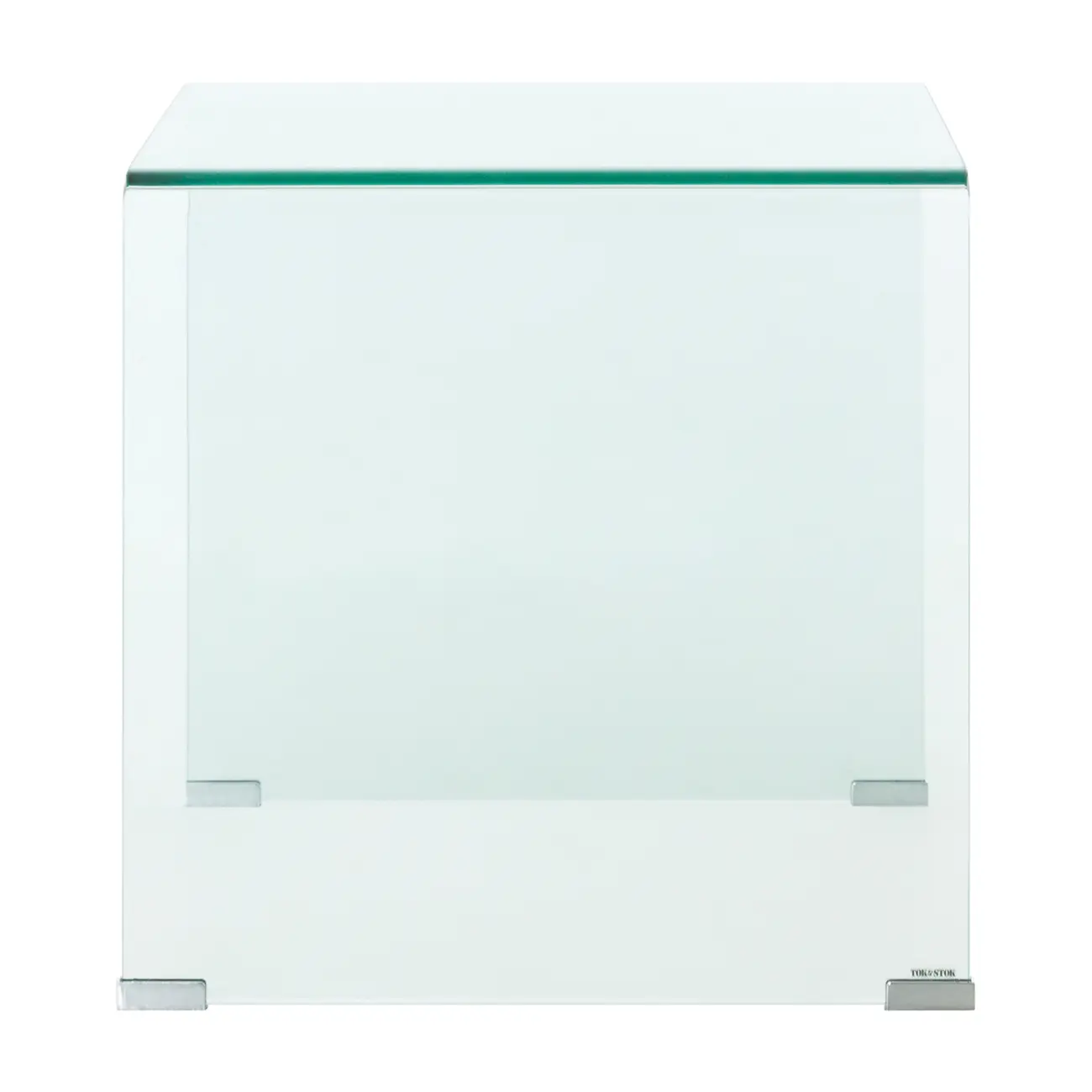 MESA LATERAL 56 CM X 56 CM INGLASS - INCOLOR - Foto 3