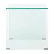 MESA LATERAL 56 CM X 56 CM INGLASS - INCOLOR - Foto 3