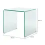MESA LATERAL 56 CM X 56 CM INGLASS - INCOLOR - Foto 4