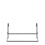 PRETO - PORTA-TOALHA DUPLO PARA BOX APOLO