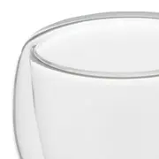 COPO PAREDE DUPLA CAFÉ ESPRESSO 70 ML DOUBLE - INCOLOR - Foto 2