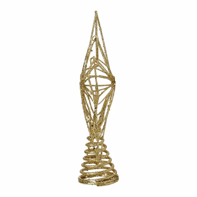 PONTEIRA ESTRELA FINE FESTIVITY 23 CM - OURO - Foto 3