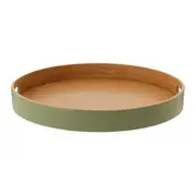 BANDEJA REDONDA 40 CM BAMBUMIX - SÁLVIA/BAMBU - Foto 1