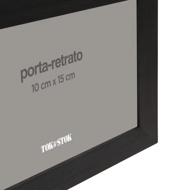 PORTA-RETRATO TRIPLO 10 CM X 15 MARESIA - PRETO - Foto 4