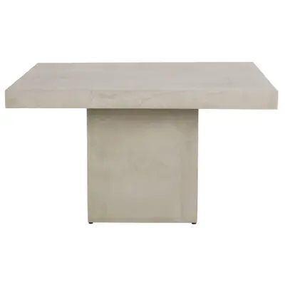 MESA DE JANTAR 1,35 M X 1,35 M BETON RESIN