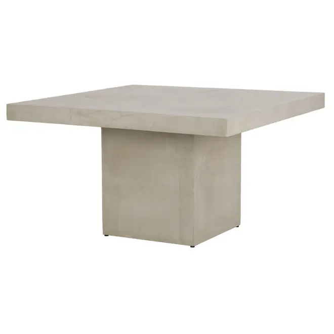 MESA DE JANTAR 1,35 M X 1,35 M BETON RESIN - KONKRET - Foto 2