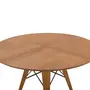 MESA DE JANTAR REDONDA 1,35 M JAMBU - NOZES/PRETO - Foto 2
