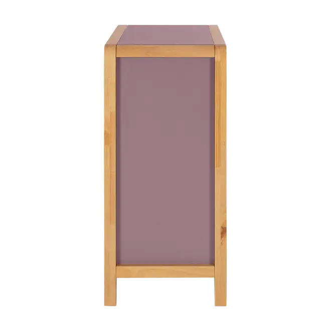 CÔMODA 4 GAVETAS 90 CM X 45 CM KANT - RUBY MOCHA/AMÊNDOA - Foto 10
