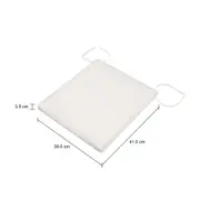 ALMOFADA PARA CADEIRA DOBRÁVEL LEME - BRANCO - Foto 5
