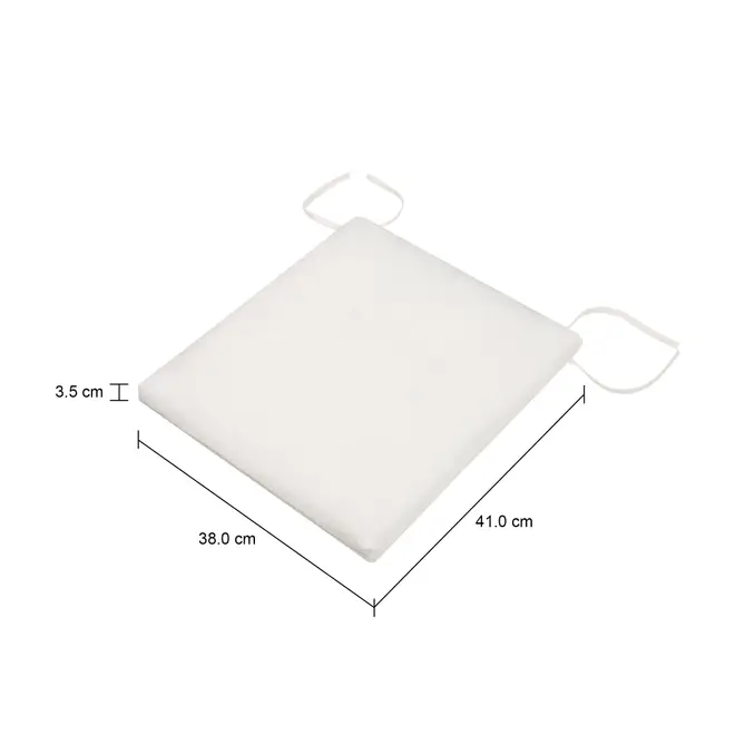 ALMOFADA PARA CADEIRA DOBRÁVEL LEME - BRANCO - Foto 5