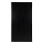 PRETO - GUARDA-ROUPA 3 PORTAS 2 GAVETAS LIVE