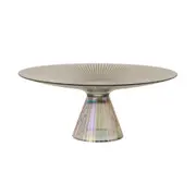 CENTRO DE MESA 33 CM TENBY - KONKRET/PRATA - Foto 2