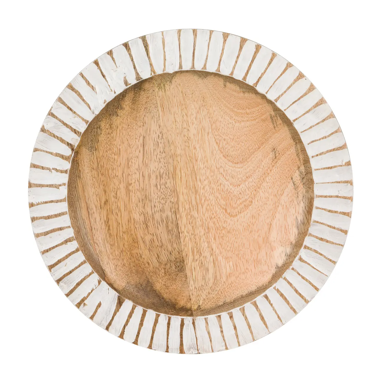 CENTRO DE MESA 30 CM TEJU - MANGO/BRANCO - Foto 2