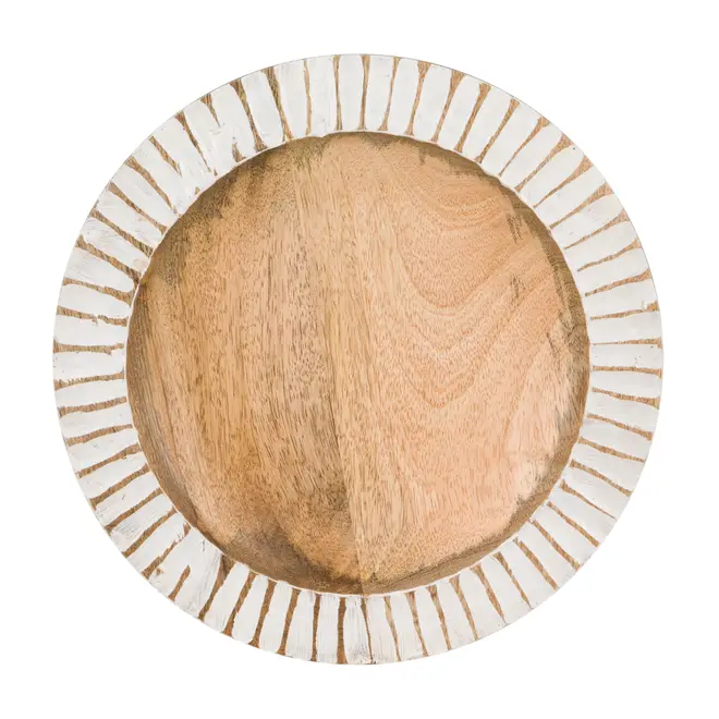 CENTRO DE MESA 30 CM TEJU - MANGO/BRANCO - Foto 2