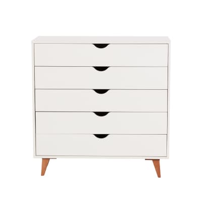 CÔMODA 5 GAVETAS 90 CM X 40 CM LIN