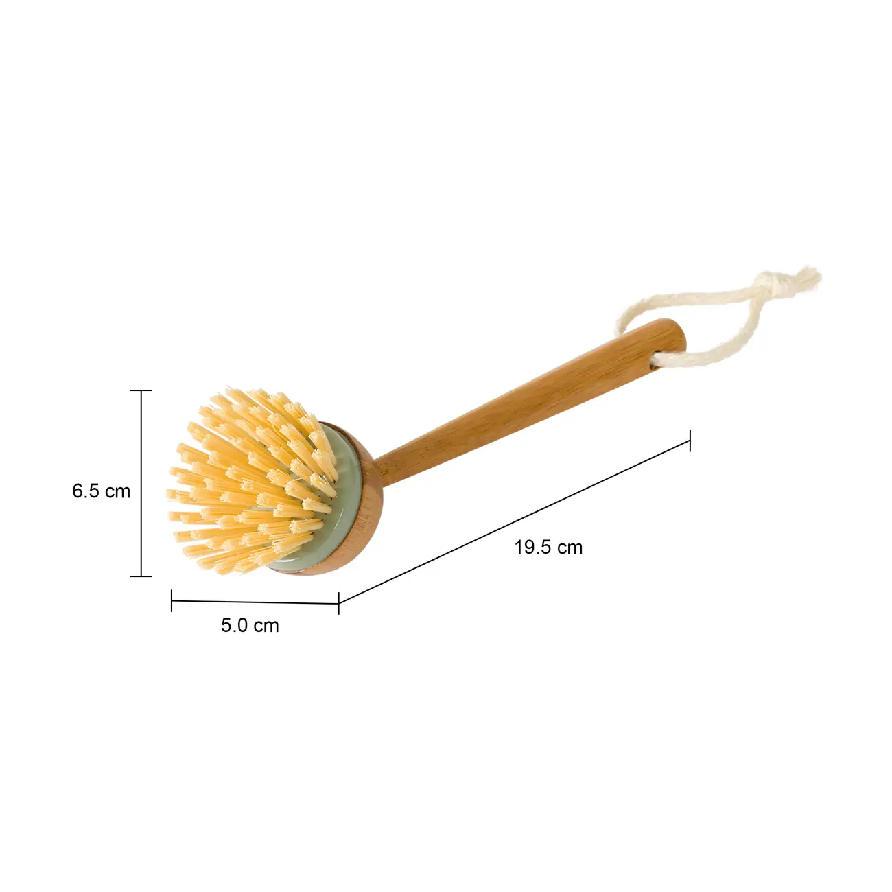 ESCOVA PARA LIMPEZA 19 CM BAMBUMIX - BAMBU/SÁLVIA - Foto 7