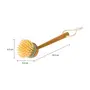 ESCOVA PARA LIMPEZA 19 CM BAMBUMIX - BAMBU/SÁLVIA - Foto 7
