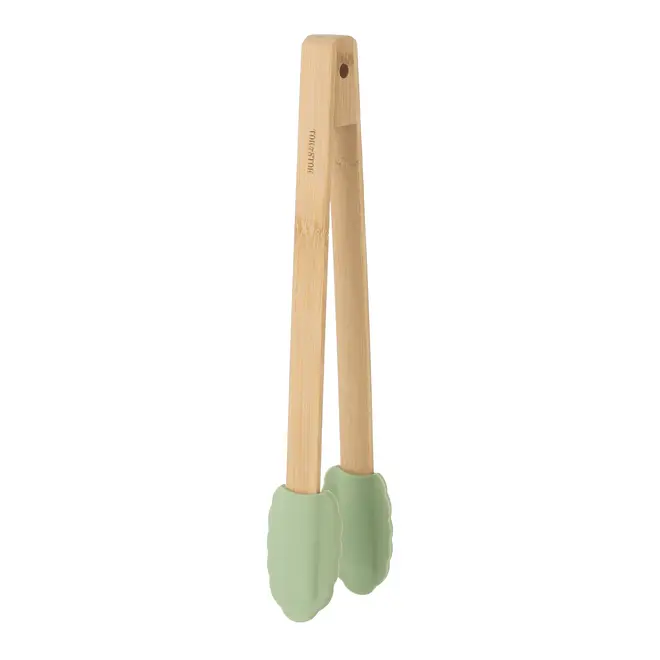 PINÇA MULTIUSO 32 CM SILIBOO - BAMBU/SÁLVIA - Foto 2