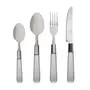 FAQUEIRO 24 PEÇAS PARA 6 PESSOAS BOERI - CINZA/INOX - Foto 1
