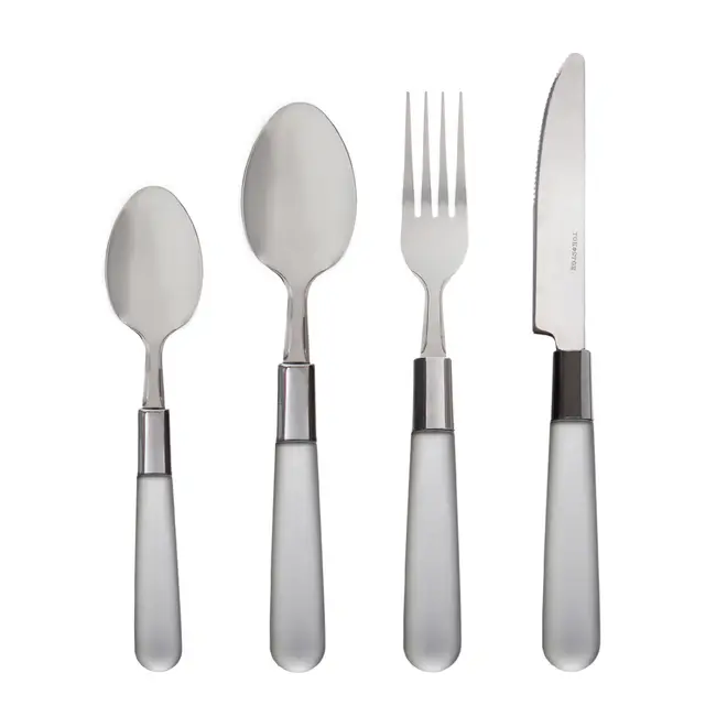 FAQUEIRO 24 PEÇAS PARA 6 PESSOAS BOERI - CINZA/INOX - Foto 1