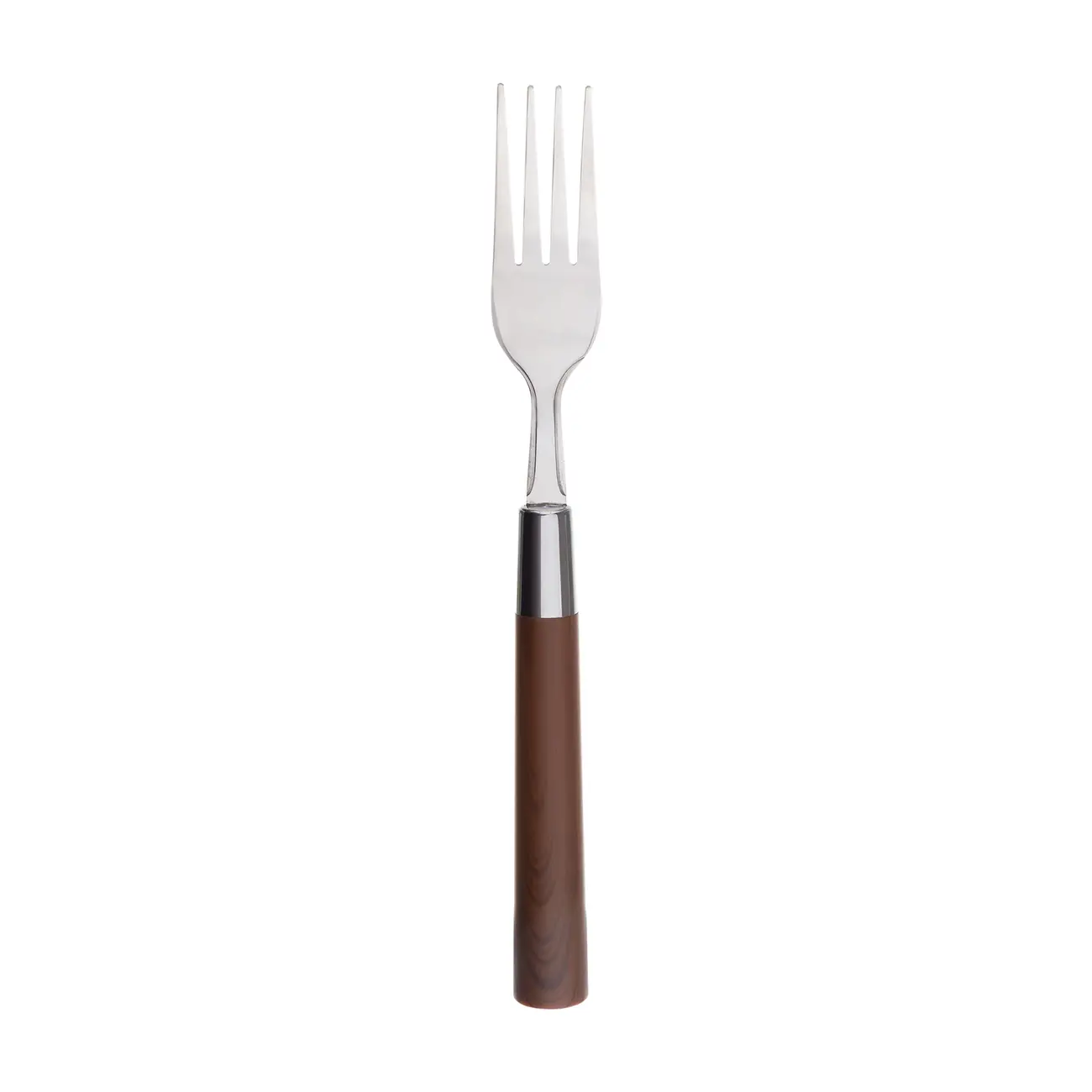 FAQUEIRO 24 PEÇAS PARA 6 PESSOAS GANDU - MARROM/INOX - Foto 4