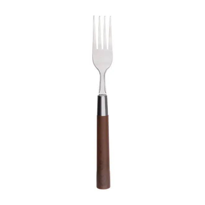 FAQUEIRO 24 PEÇAS PARA 6 PESSOAS GANDU - MARROM/INOX - Foto 4