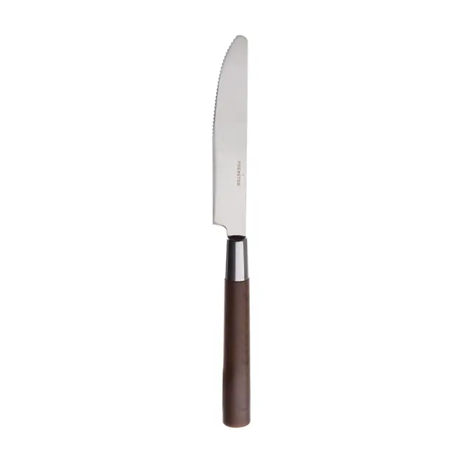FAQUEIRO 24 PEÇAS PARA 6 PESSOAS GANDU - MARROM/INOX - Foto 5