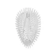 ESCOVA PARA LIMPEZA PRATIK LIMP - INCOLOR/BRANCO - Foto 4