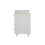 GABINETE PARA BANHEIRO COLUNA 1 PORTA/4 GAVETAS COM RODÍZIOS BIANC - BRANCO - Foto 2