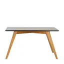 NOZES/PRETO - MESA DE JANTAR 1,35 M X 80 CM TAVE SQUARE