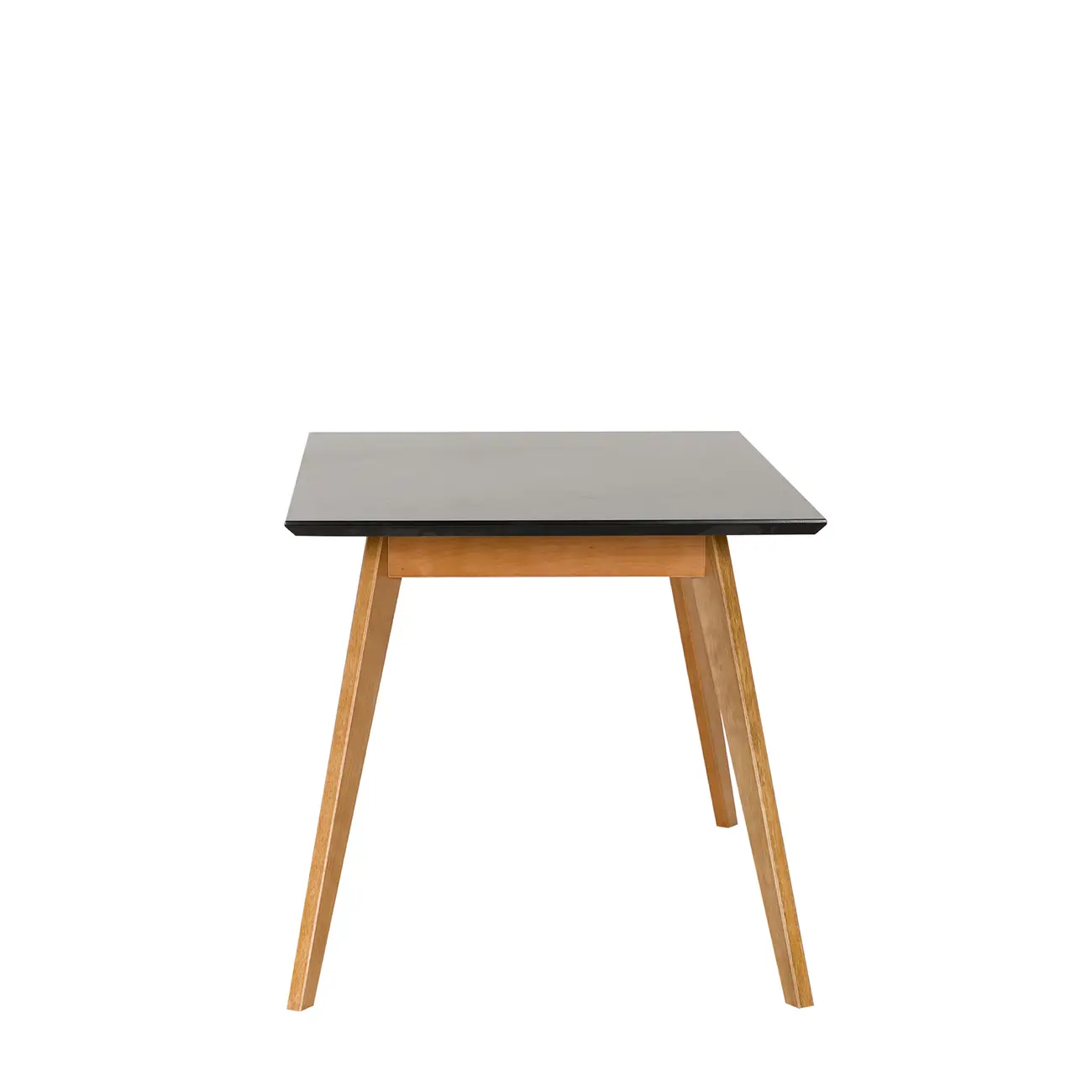 MESA DE JANTAR 1,35 M X 80 CM TAVE SQUARE - NOZES/PRETO - Foto 2