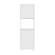 ARMÁRIO DE COZINHA 2 PORTAS COM RODÍZIOS FUNCTION - BRANCO - Foto 1