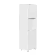 ARMÁRIO DE COZINHA 2 PORTAS COM RODÍZIOS FUNCTION - BRANCO - Foto 2