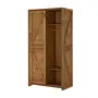 GUARDA-ROUPA 1 PORTA DE CORRER CRATES - ENCERADO CASTANHO - Foto 3