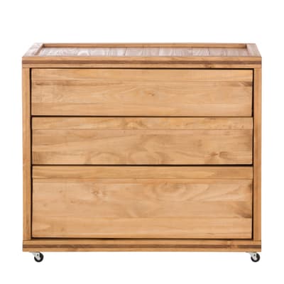 CÔMODA 3 GAVETAS 90 CM X 45 CM CRATES