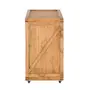 CÔMODA 3 GAVETAS 90 CM X 45 CM CRATES - ENCERADO CASTANHO - Foto 2