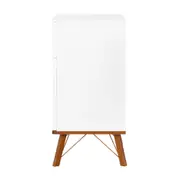 CÔMODA 3 GAVETAS 90 CM X 48 CM CANDY - BRANCO/NOZES - Foto 4